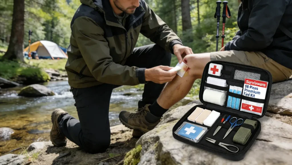 Best first aid kits outdoor comparison emergency medical supplies on trail