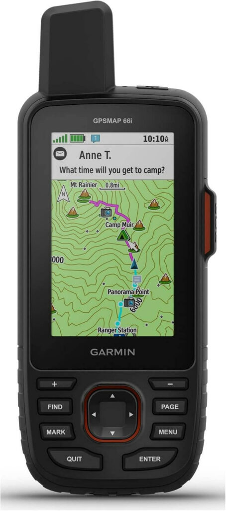 backcountry GPS device - Garmin GPSMAP 66i