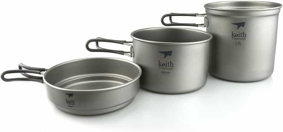backcountry cookware - Keith Ti6014 3-Piece Set