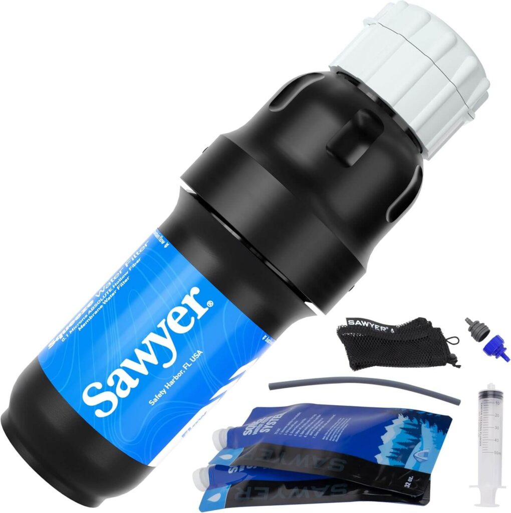 backcountry water filter - Sawyer Squeeze
