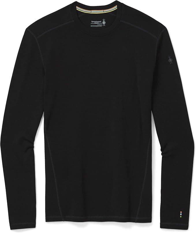 hiking base layer for cold weather - Smartwool Classic Thermal Merino Base Layer Crew