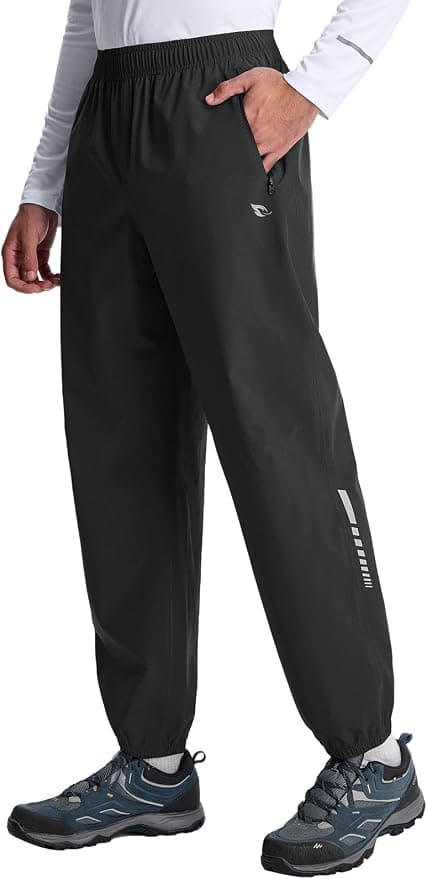 hiking rain pants - baleaf Men's Waterproof Cycling Pants